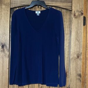 Old Navy Deep Blue Knit Top light weight sweater